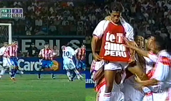 El día que el ‘Chorri’ Palacios dejó parado a Chilavert con un golazo y mostró el polo ‘Te amo Perú’