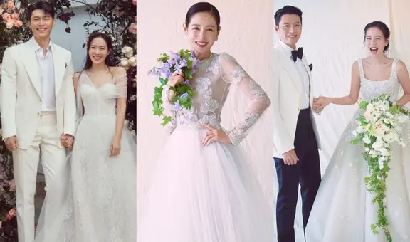 Son Ye Jin y Hyun Bin: todos los vestidos que usó la actriz coreana en su boda