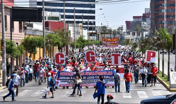 Aumento del sueldo mínimo: secretario general adjunto de la CGTP rechaza el nuevo monto y anuncian marchas