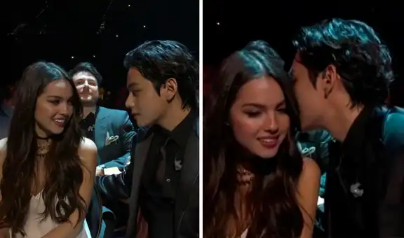 Grammy 2022 con BTS: Taehyung y Olivia Rodrigo ‘coquetearon’ y esta fue la reacción de ARMY