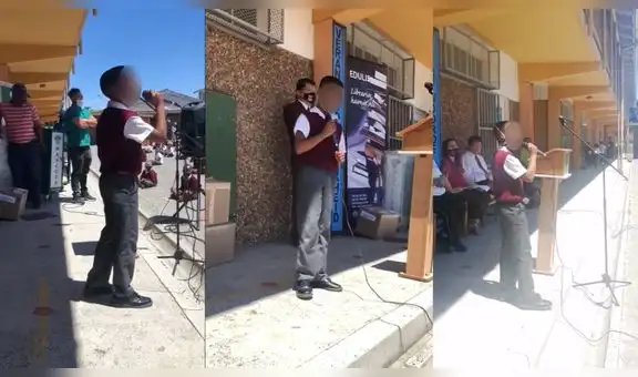 Niño sorprende en la escuela interpretando increíble cover de “Easy on me” de Adele
