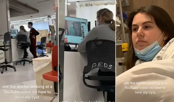 Paciente encuentra a su doctora buscando tutoriales de YouTube de cómo tratar su quiste