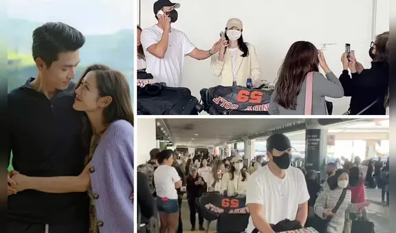 Hyun Bin y Son Ye Jin llegan a Los Ángeles y viven incómodo momento en aeropuerto