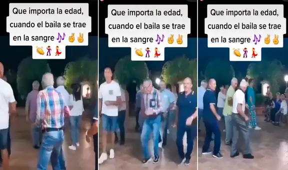 Adultos mayores causan sensación en TikTok con espectacular coreografía de Menudo