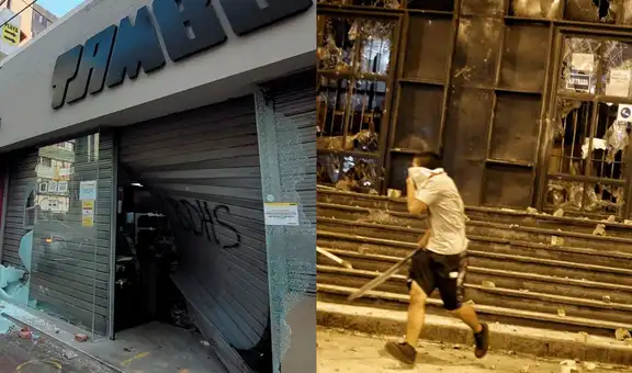 Más de 2 años de prisión suspendida para acusados de vandalizar sedes del PJ y tiendas Tambo