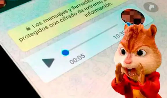 WhatsApp: ¿deseas enviar audios con ‘voz de ardilla’ desde tu celular Android o iPhone?