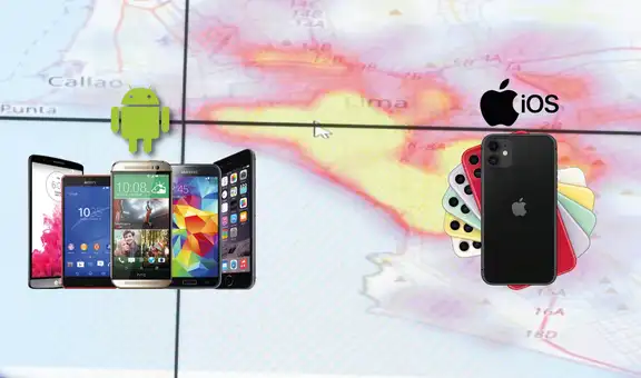 iPhone o Android: presentan mapa de calor de celulares usados en Lima para tuitear