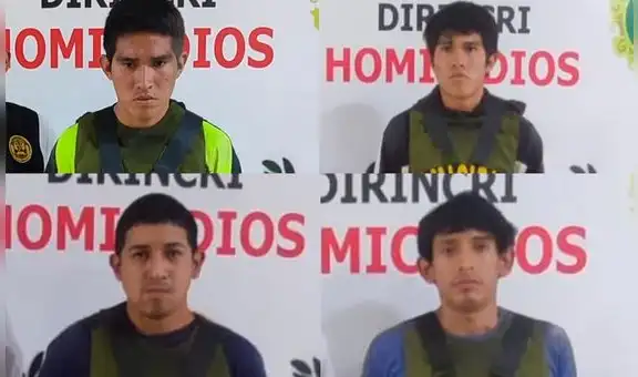 En el almacén de una constructora policía captura a 4 extorsionadores