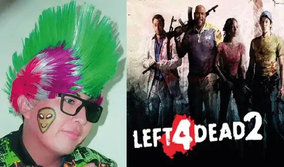 Faraón Love Shady castea partida de Left 4 Dead 2 entre equipos peruanos y mexicanos