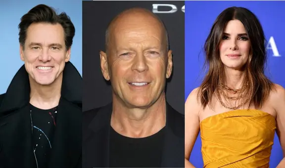 Jim Carrey, Sandra Bullock y Bruce Willis: los 3 actores anunciaron su retiro