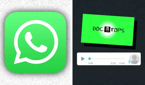 WhatsApp: aprende a enviar audios con la voz del creador de Doc Tops