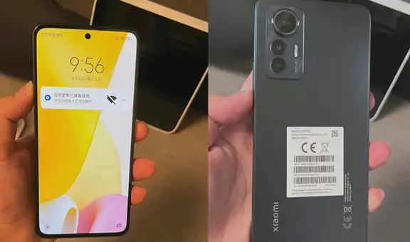 Xiaomi 12 Lite: se filtran imágenes reales del móvil que muestran un diseño con bordes planos