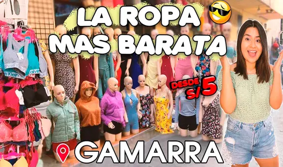 ¿Sabes dónde puedes comprar ropa bonita, barata y de buena calidad desde 5 soles en Gamarra? 