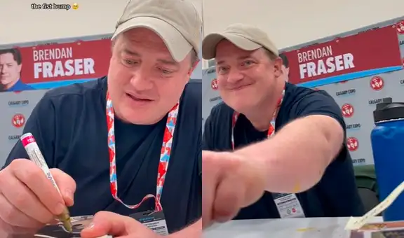 Brendan Fraser conmovido por nostálgica fan: “Gracias por una infancia increíble”