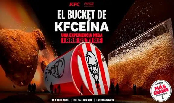 El balde de pollo frito más grande de Latinoamérica está en Perú y podrás verlo gratis