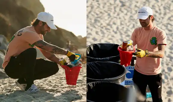 ¿Quién es Caulin Donaldson, el hombre que consiguió la fama en TikTok limpiando playas?