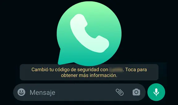 WhatsApp: ¿qué significa el mensaje ‘cambió tu código de seguridad’?