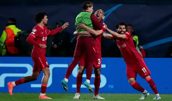 ¡Primer finalista! Liverpool ganó 3-2 a Villarreal y jugará la final de la Champions League