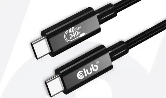 Se anuncian oficialmente los primeros cables USB tipo C que admiten 240 W