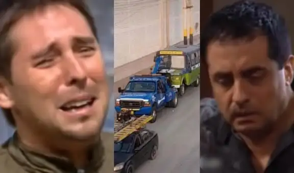 ‘Petito’, el famoso bus de “Al fondo hay sitio”, vuelve a las calles y es llevado por una grúa