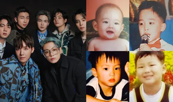 BTS, antes y después: cómo lucían de niños los integrantes de Bangtan
