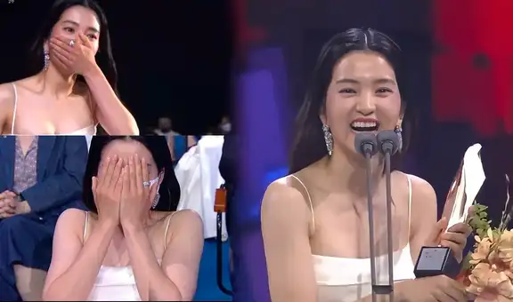 Baeksang Awards 2022: la reacción de Kim Tae Ri al ganar como mejor actriz de k-dramas