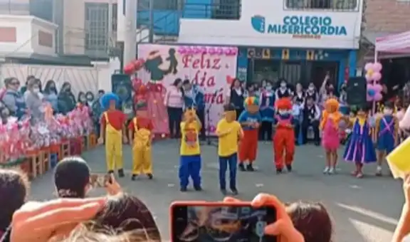 Niños cautivan en actuación por el Día de la Madre con baile de “My name is Chicky”