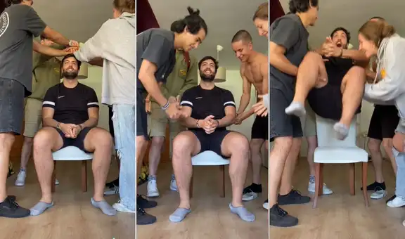 ¿Magia o ciencia? La verdad detrás del reto de personas cargando a un hombre con los dedos
