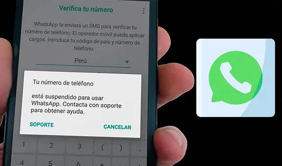 ¿Qué hacer si el número de mi cuenta de WhatsApp está suspendido?