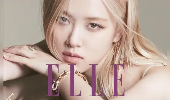 Rosé de BLACKPINK luce nuevo look en la portada de ELLE Korea 