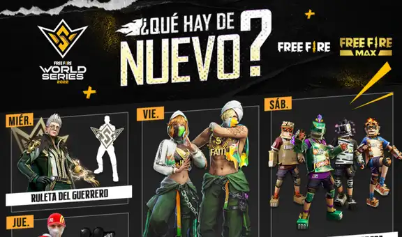 Free Fire: la agenda semanal del 18 al 24 de mayo viene con el aspecto Guardián Esmeralda
