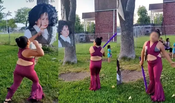 Niña celebra cumpleaños vestida de Selena Quintanilla y golpea piñata de Yolanda Saldívar