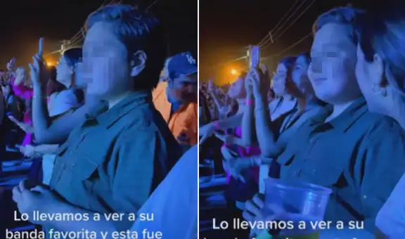Niño asiste al concierto de Morat y llora de emoción al escuchar a la banda en vivo