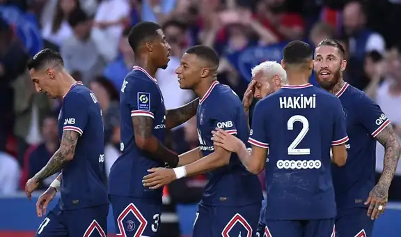 ¡Final a lo grande! PSG goleó 5-0 a Metz con triplete de Mbappé y gol de Di María en su despedida