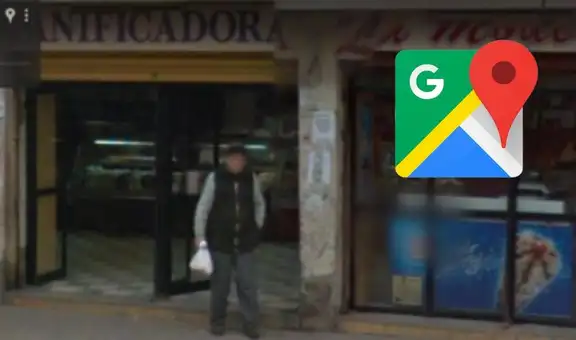 Revisa Google Street View y se conmueve al encontrar a su abuelito fallecido 