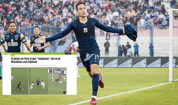 Prensa argentina alucinó con el ‘gol maradoniano’ de Cristian Benavente con Alianza Lima