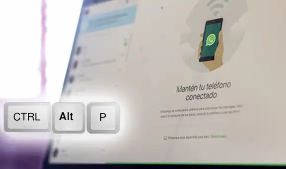 WhatsApp Web: ¿qué pasa si presionas ‘Ctrl’ + ‘Alt’ + ‘P’ en tu laptop o PC?