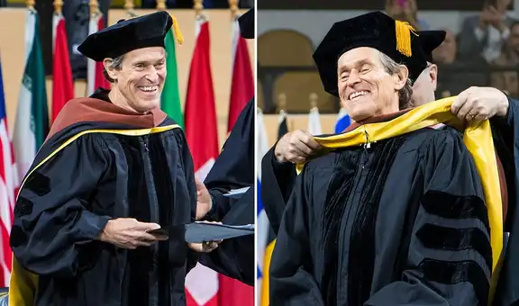 Willem Dafoe se recibe como doctor honoris causa y anima a graduados a “servir a otros”