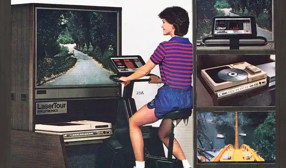¿Sabías cómo era la ‘realidad virtual’ para hacer ejercicios en casa a inicios de los 80?