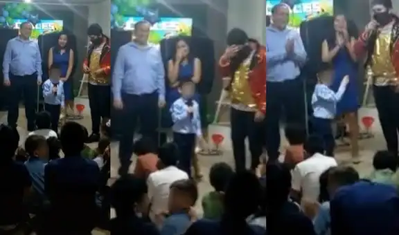 Niño realiza hilarante discurso de agradecimiento en su cumpleaños: “No quería que vengan”