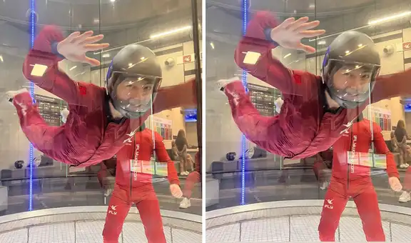 BTS: Taehyung comparte aventura en túnel de viento tras llegar a Washington