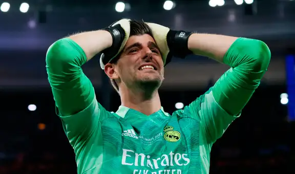 Placa de Thibaut Courtois fue arrancada del Wanda Metropolitano tras ganar la Champions