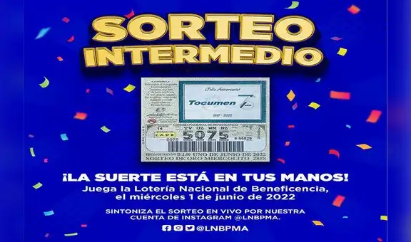 Lotería Nacional de Panamá HOY, miércoles 1 de junio: resultados del ‘Sorteo de Oro Dominical’