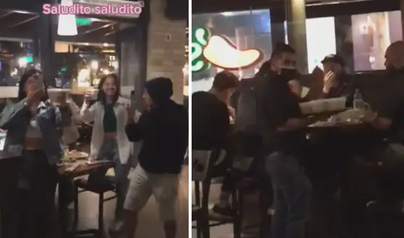 Fanáticas encuentran a banda de Louis Tomlinson en restaurante y les invitan pisco sour