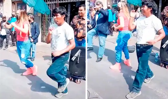 Joven sorprende con su talento para bailar techno y causa furor en el Centro de Lima