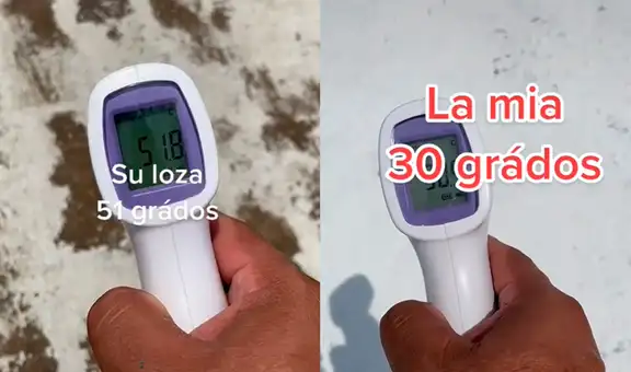 Hombre pinta su techo de color blanco y asombra al enseñar cómo se reduce la temperatura