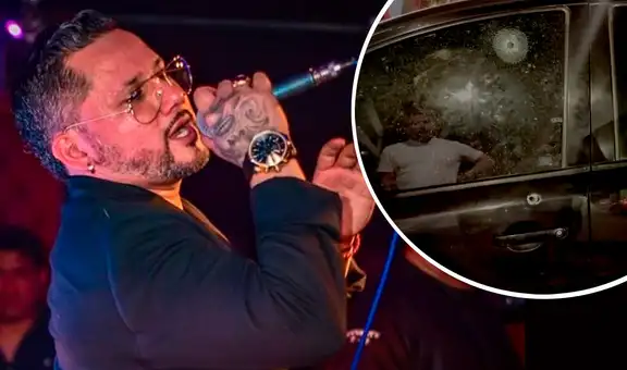 Salsero Giovanni Kral se salva de morir luego de que su carro fuera baleado