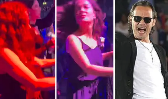 Salma Hayek muestra su destreza bailando salsa a ritmo de Marc Anthony
