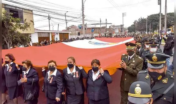 Masiva asistencia de población en ceremonias por el Día de la Bandera