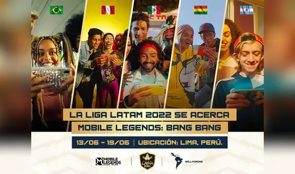 La LIGA LATAM de Mobile Legends: Bang Bang iniciará el 13 de junio de manera presencial por primera vez en Lima